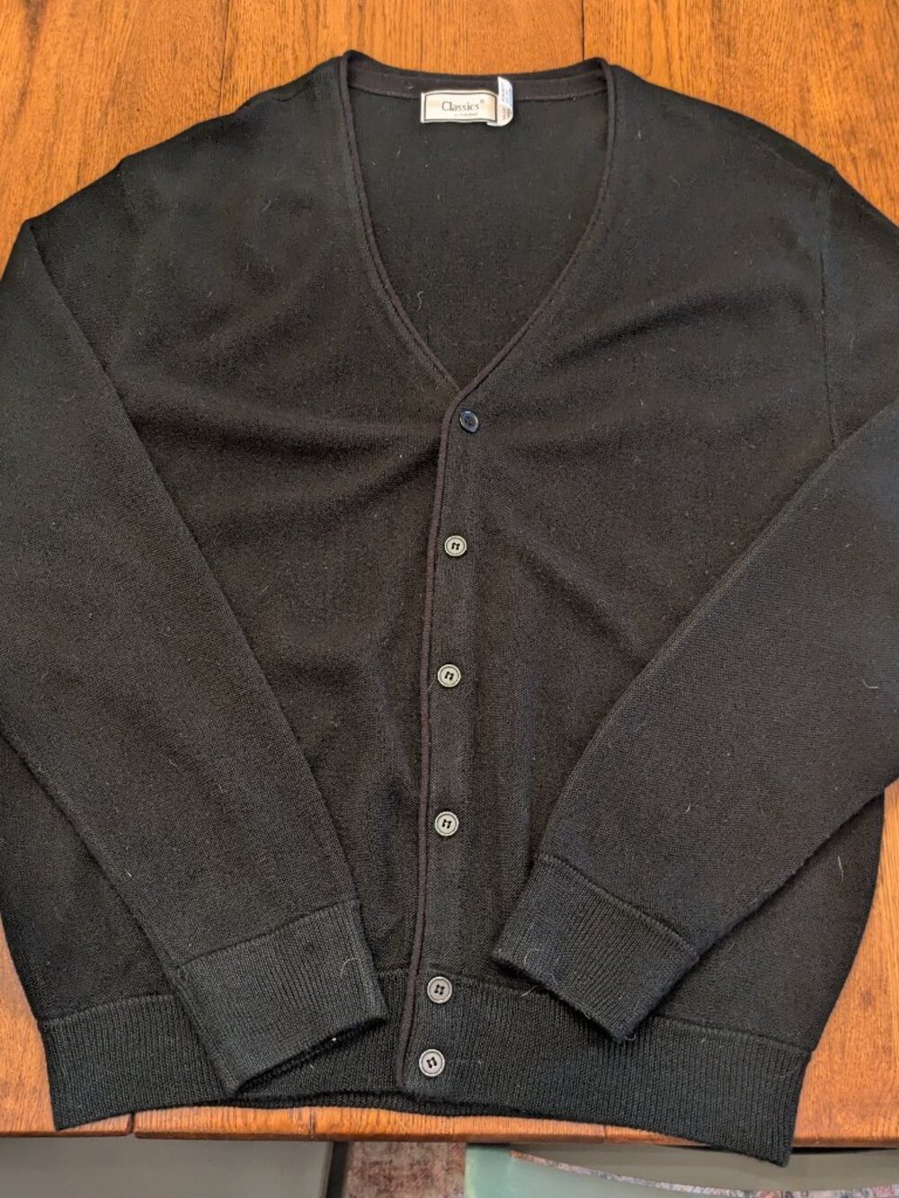 Vintage Black Cardigan